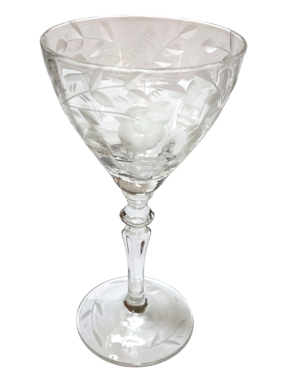 Set 7 Vintage Rock Sharpe Crystal Liquor Glasses 2011-1 Blown Glass USA 5 1/4”